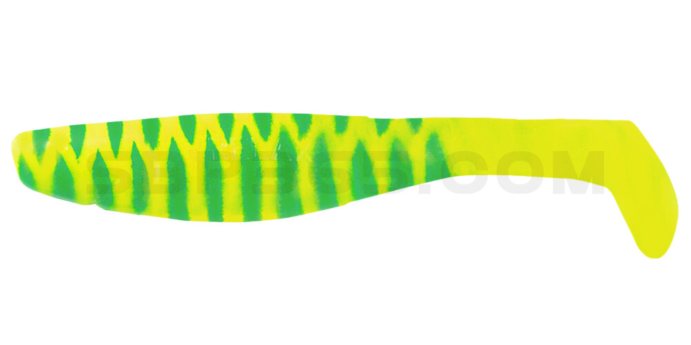 Kopyto-Classic 4" (ca. 11,0 cm) fluogelb / blau