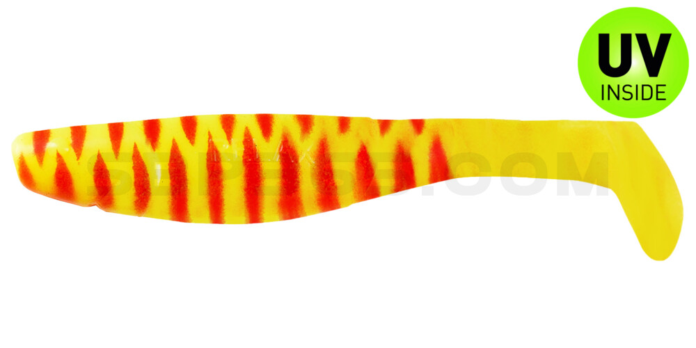 Kopyto-Classic 4" (ca. 11,0 cm) fluogelb / rot