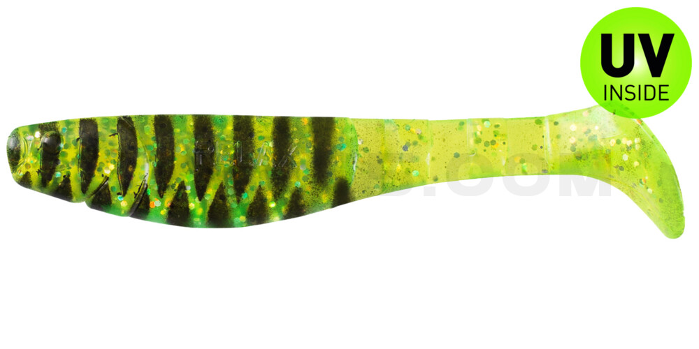 Kopyto-Classic 4" (ca. 11,0 cm) grün(chartreuse)-Glitter / schwarz