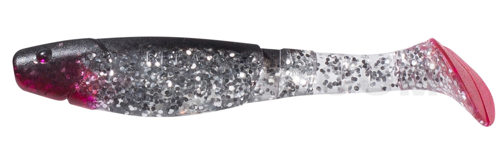 Kopyto-Classic 4" (ca. 11,0 cm) klar silber-Glitter / schwarz