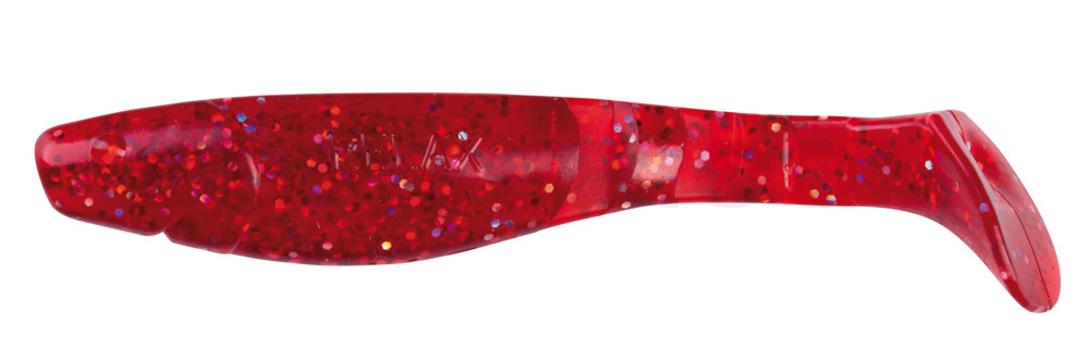 Kopyto-Classic 4" (ca. 11,0 cm) rot transparent Glitter