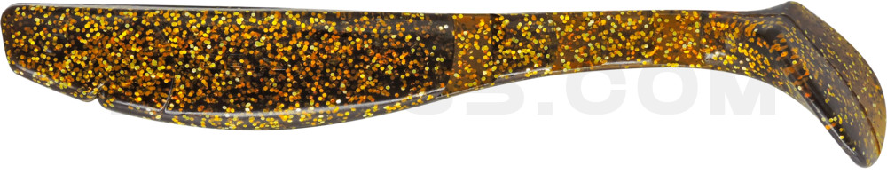 Kopyto-Classic 8" (ca. 20,0 cm) klar bernstein-glitter