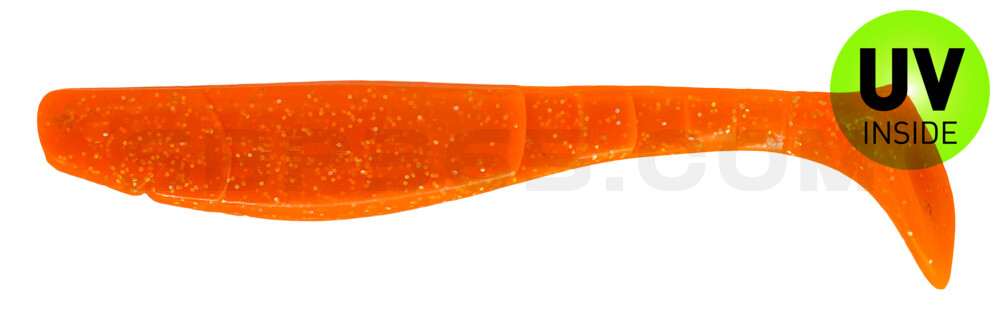 Kopyto-Classic 8" (ca. 20,0 cm) klar fluoorange glitter