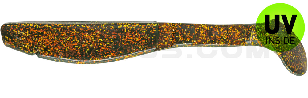Kopyto-Classic 8" (ca. 20,0 cm) motoroil-gold-Glitter