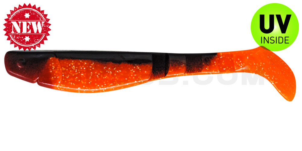Kopyto-Classic 8" (ca. 20,0 cm) orange-Glitter / schwarz