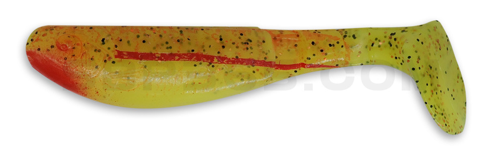 Kopyto-Nature 3" (ca. 8,0 cm) fluogelb-orange-Gl./Zanderbedruckung