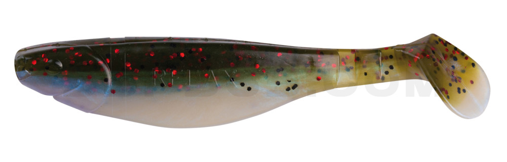 Kopyto-River 4" (ca. 11,0 cm) blauperl / Kaulbarsch-Multiglitter