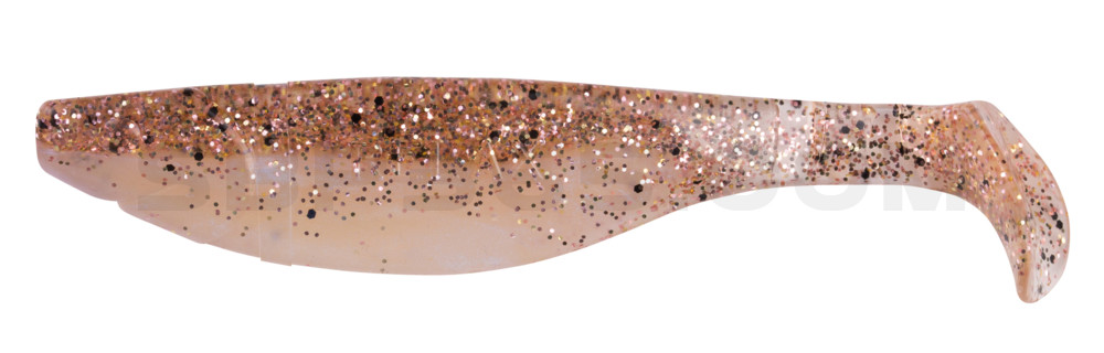 Kopyto-River 4" (ca. 11,0 cm) blauperl / klar kupfer, schwarz Glitter
