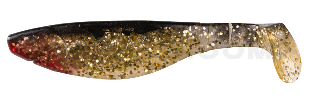Kopyto-River 4" (ca. 11,0 cm) klar gold-Glitter / schwarz