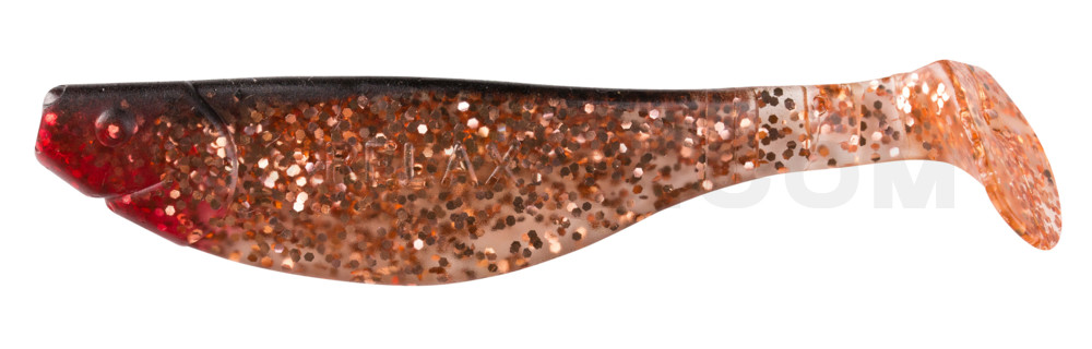 Kopyto-River 4" (ca. 11,0 cm) klar kupfer glitter / schwarz