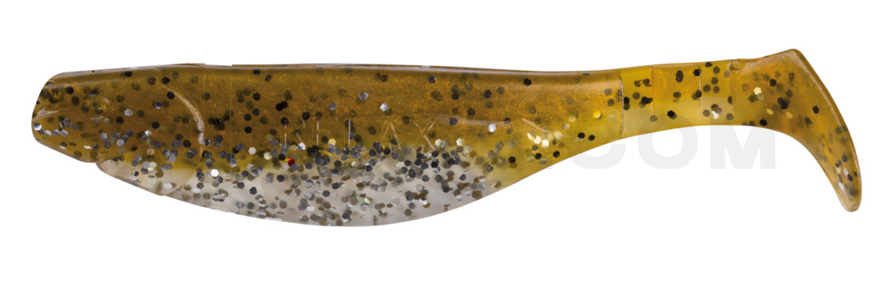 Kopyto-River 4" (ca. 11,0 cm) klar silber Glitter / olivebraun-Glitter