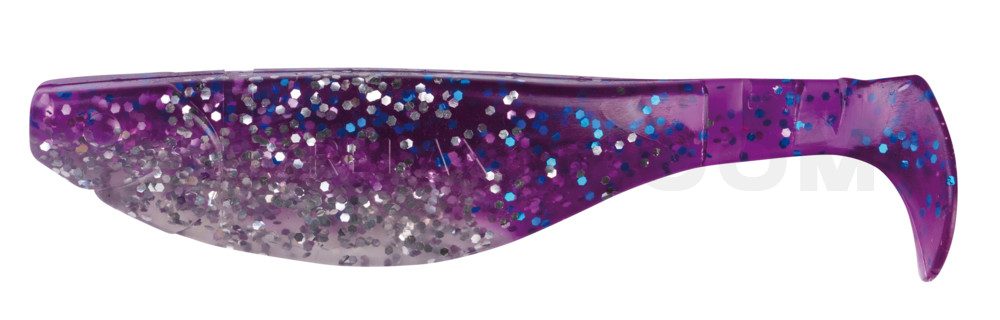 Kopyto-River 4" (ca. 11,0 cm) klar silber Glitter / violett-electric blue Glitter
