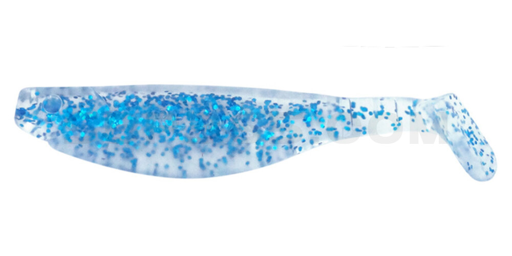 Kopyto-River 4" (ca. 11,0 cm) klar sky blue Glitter