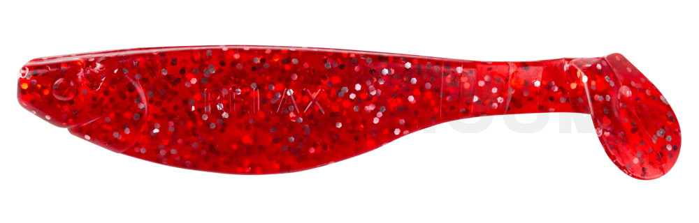 Kopyto-River 4" (ca. 11,0 cm) rot transparent Glitter