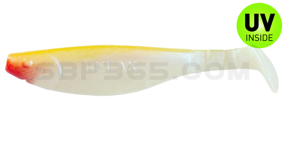 Kopyto-River 5" (ca. 13,0 cm) blauperl / fluogelb