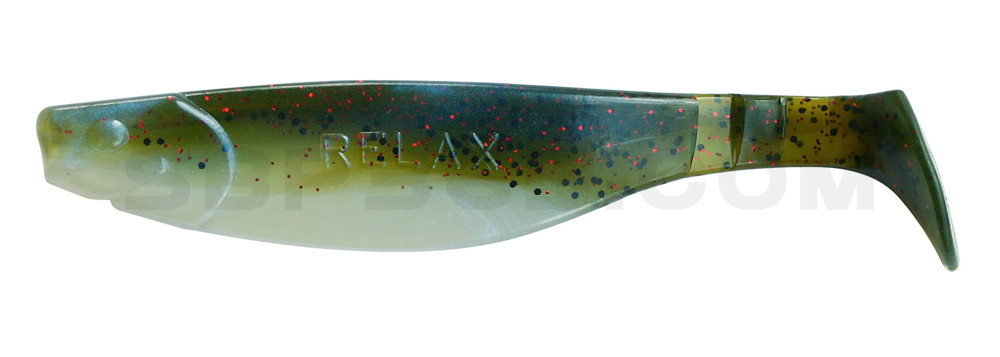Kopyto-River 5" (ca. 13,0 cm) blauperl / Kaulbarsch-Multiglitter