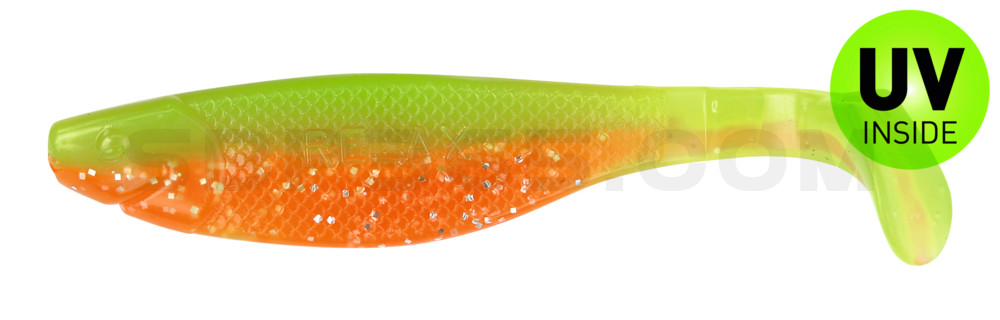 Kopyto-River 5" (ca. 13,0 cm) orange-Glitter / fluogrün-Glitter