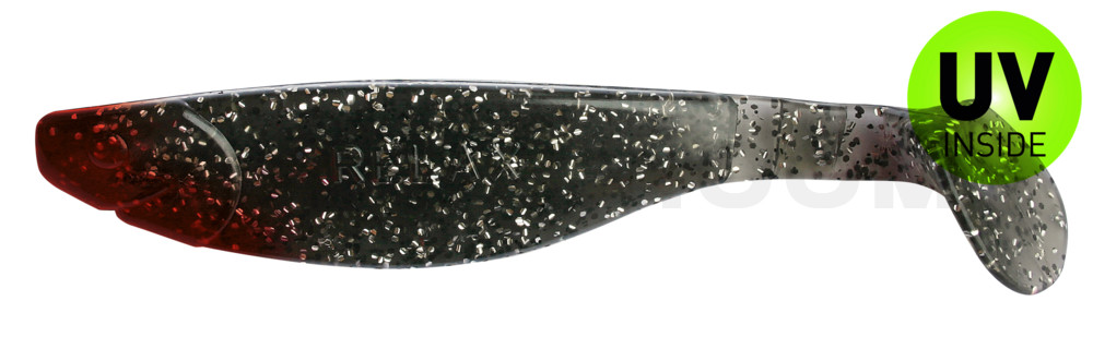 Kopyto-River 5" (ca. 13,0 cm) rauch silber-Gitter / red head