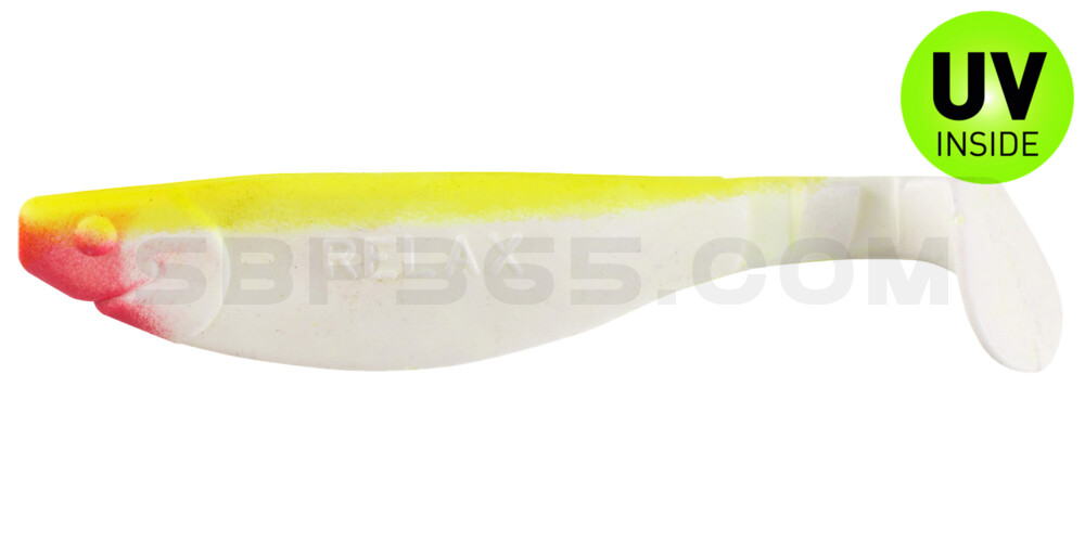 Kopyto-River 5" (ca. 13,0 cm) reinweiss / fluogelb