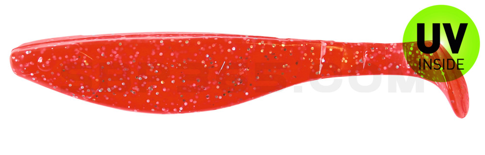 Kopyto-River 6" (ca. 16,0 cm) feuerrot-Glitter