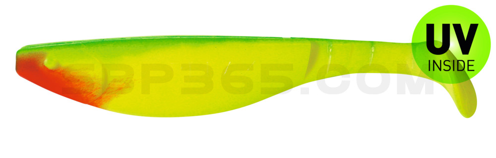 Kopyto-River 6" (ca. 16,0 cm) fluogelb / grün