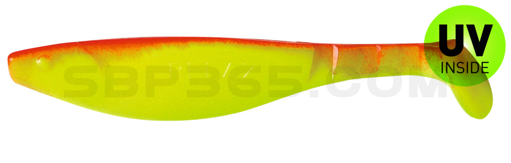Kopyto-River 6" (ca. 16,0 cm) fluogelb / rot