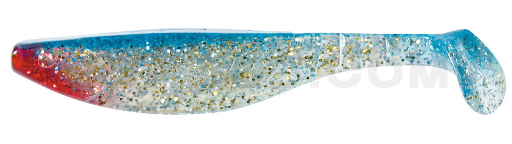 Kopyto-River 6" (ca. 16,0 cm) klar silber-Glitter / blau