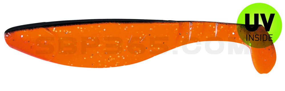 Kopyto-River 6" (ca. 16,0 cm) orange-Glitter / schwarz