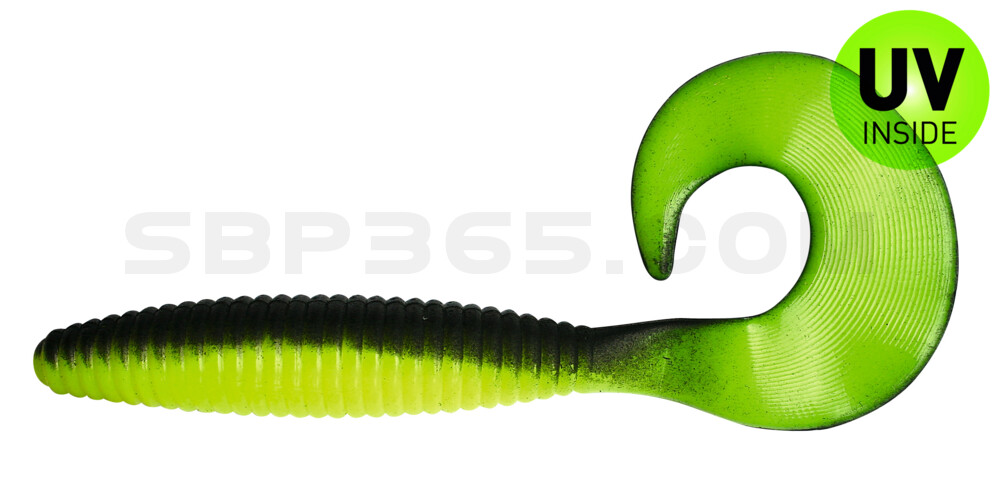 Magnum Twister 6" (ca. 16,0 cm) fluogelb / schwarz