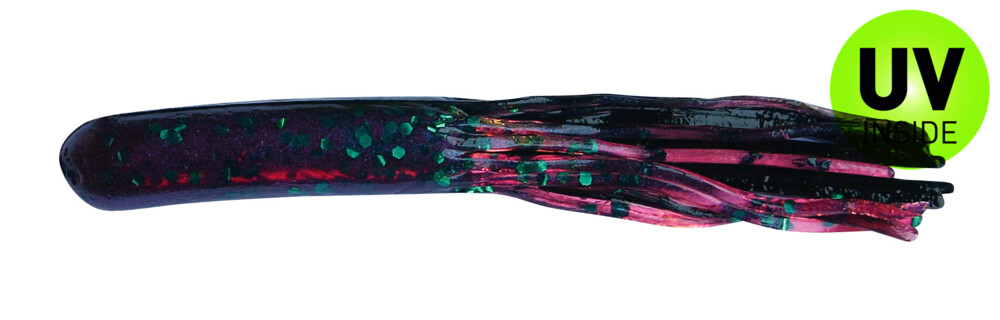 Medium Tube 2,5" (ca. 6,4 cm) rot-purpur-türkis-gl.