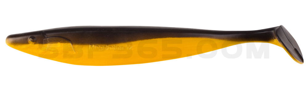 Megalodon 12" (ca. 30,0 cm) gelb / schwarz