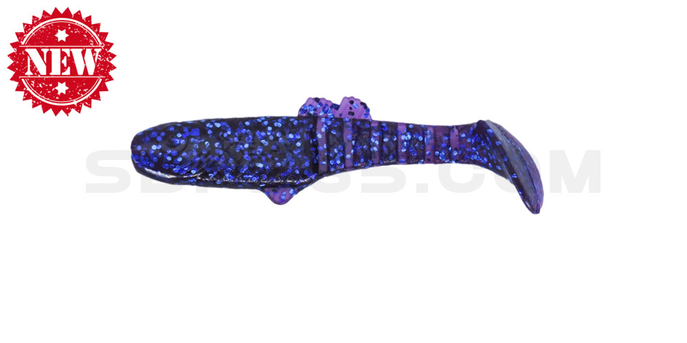 Montana 2,5" (ca. 7cm) violett-transparent-Glitter