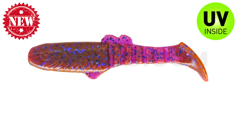 Montana 3,5" (ca. 10,5 cm) crawfish-violett-electric blue-Glitter