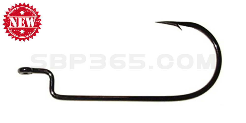 Offset Wide Gap, Black Nickel #1/0, 3 Haken/Tüte