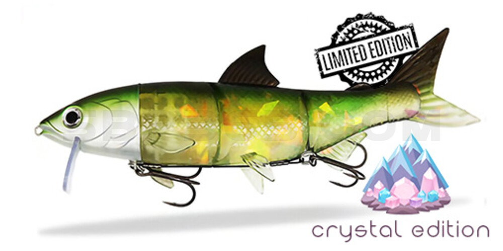 RenkyOne - Hybrid Fishing Lure 10" (ca. 25 cm) slow sinking Forrest Crystal