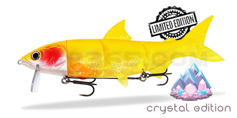 RenkyOne - Hybrid Fishing Lure 10" (ca. 25 cm) slow sinking Orange Crystal