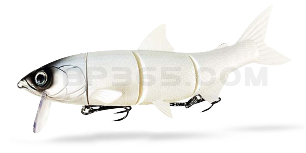 RenkyOne - Hybrid Fishing Lure 10" (ca. 25 cm) slow sinking Pure White