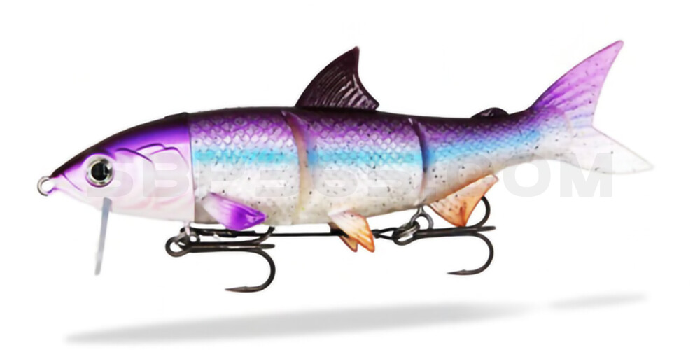 RenkyOne - Hybrid Fishing Lure 7" (ca. 18 cm) slow sinking Purple Lady
