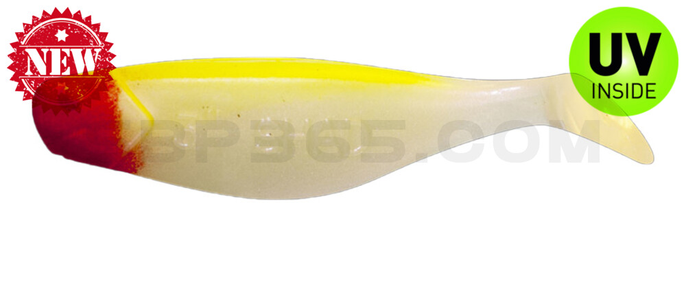 Shad 3" (ca. 8,0 cm) perl / fluogelb