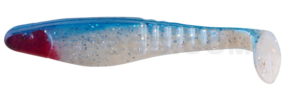Shark 4" (ca. 11,0 cm) blauperl-Glitter / blau