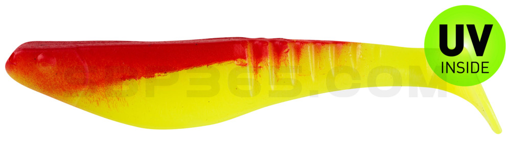 Shark 4" (ca. 11,0 cm) fluogelb / rot