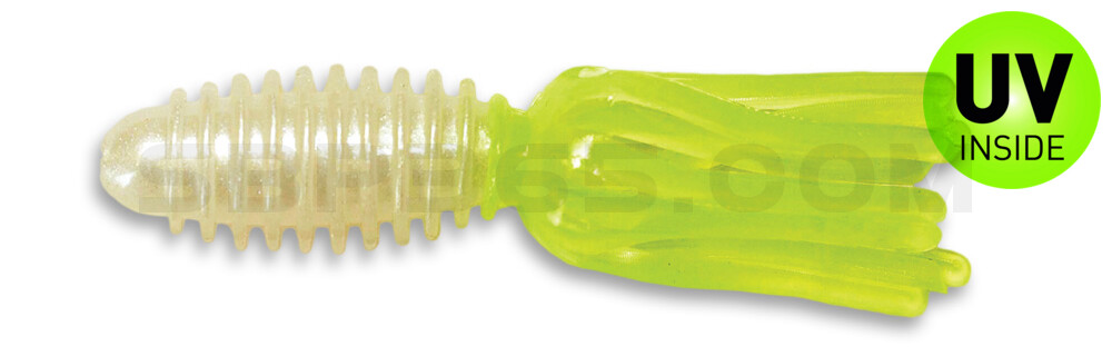 Slab Tube 1.75"  (ca. 4,5 cm) Pearl/Chart
