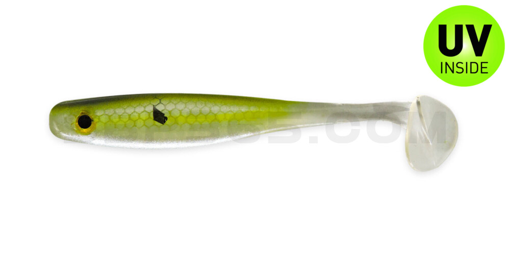 Suicide Shad 3,5" (ca. 9 cm) im Hartschalenblister Blue Back Herring