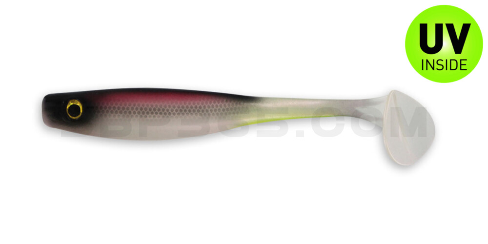 Suicide Shad 3,5" (ca. 9 cm) im Hartschalenblister Magic Purple