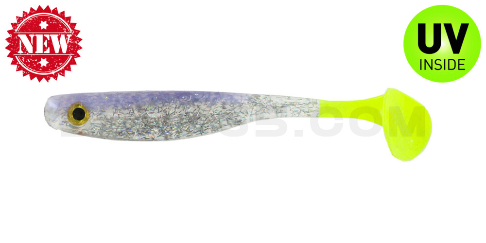 Suicide Shad 3,5" (ca. 9 cm) im Hartschalenblister Opening Night/Chart Tail