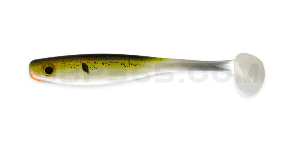 Suicide Shad 3,5" (ca. 9 cm) im Hartschalenblister Watermelon Red Ghost