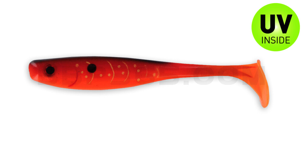 Suicide Shad 5" (ca. 13 cm) im Hartschalenblister Rayburn Red
