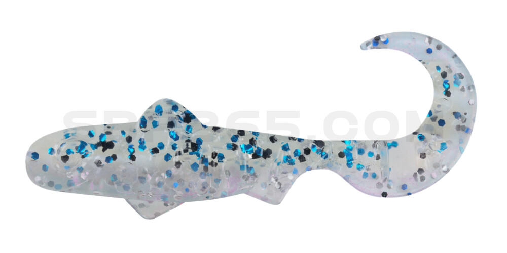 Super Banjo 3" (ca. 7,5 cm) blauperl-Glitter / oceanblue Glitter