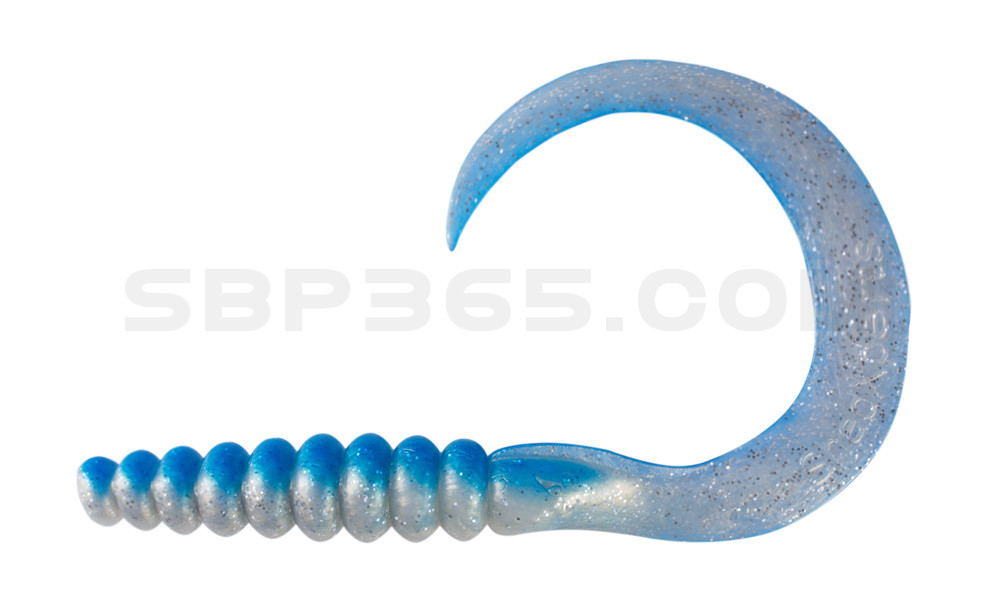 SX XXL Grub 11" (ca. 27 cm) goldperl-Glitter / blau