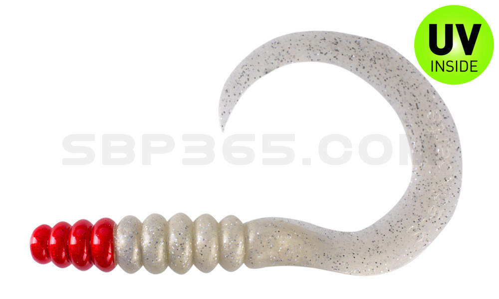 SX XXL Grub 11" (ca. 27 cm) goldperl-Glitter / red head